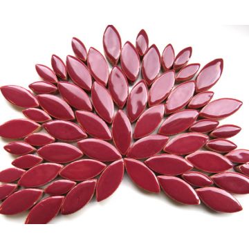 Ceramic Mosaic Tiles for Crafts, Petal Mosaic Pieces for Crafts Bulk