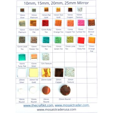 Silver and Coloured Mirror: 