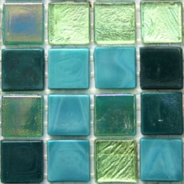 Cardassian Teal: 25 tiles