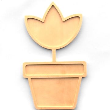 Flower Pot: Tulip (29x18cm)