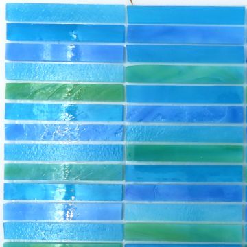 Turquoise Wave: 15 tiles