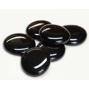 XL Black Marble: set of 6