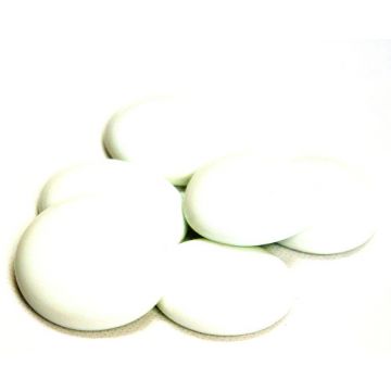 XL White Marble: set of 6