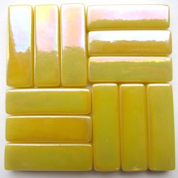 Rectangle Iridised Corn Yellow 031P (disc)