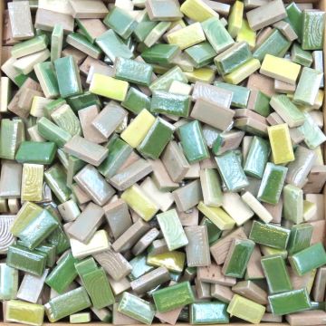 Iridised Ceramic Rectangles: Pussy Willow (25g)