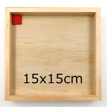 Wood Frame: 15x15cm