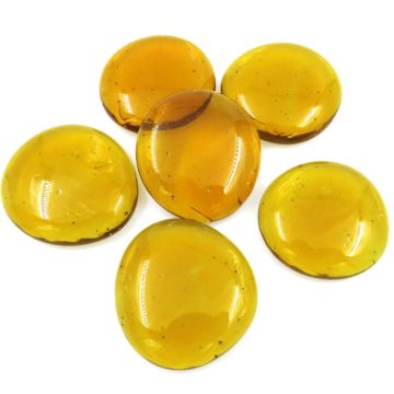 XL Yellow Crystal: set of 6